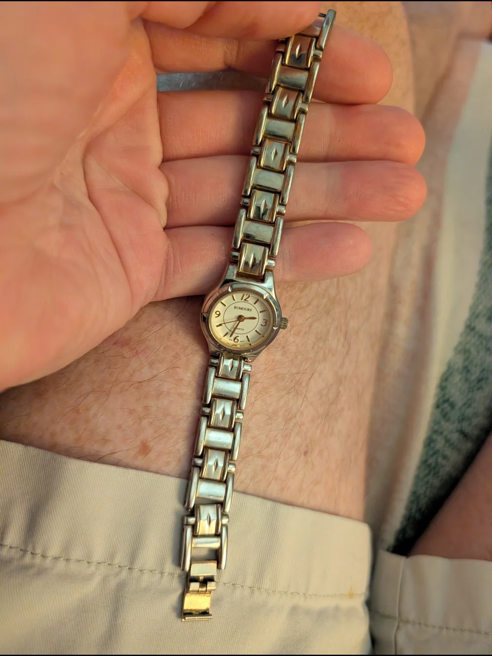 Rumours Two-Tone Quartz Ladies Watch - Gold & Silver Japanese Move Brand New Bat